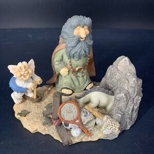 Krystonia 2002 Wizard's Council Figurine Hidden Treasure #WC4 Signed Panton 2002